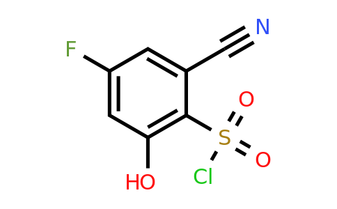 1807170-80-4 | 2-Cyano-4-fluoro-6-hydroxybenzenesulfonylchloride