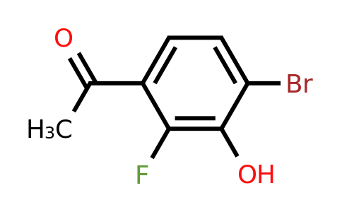 1807171-00-1 | 4'-Bromo-2'-fluoro-3'-hydroxyacetophenone