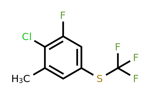 1807171-44-3 | 2-Chloro-3-fluoro-5-(trifluoromethylthio)toluene