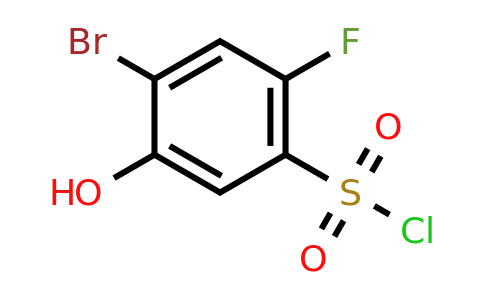 1807171-56-7 | 4-Bromo-2-fluoro-5-hydroxybenzenesulfonyl chloride