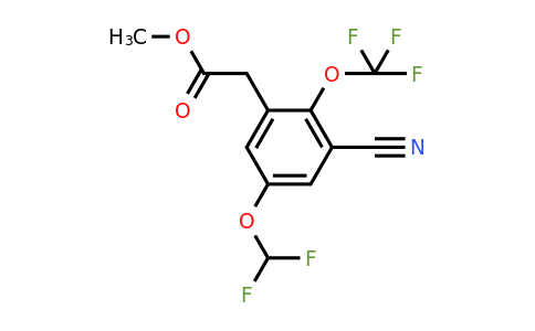 1807171-61-4 | Methyl 3-cyano-5-difluoromethoxy-2-(trifluoromethoxy)phenylacetate