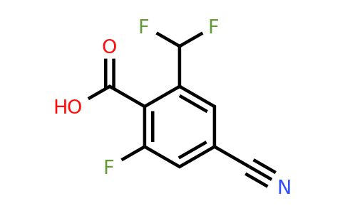 1807171-73-8 | 4-Cyano-2-difluoromethyl-6-fluorobenzoic acid