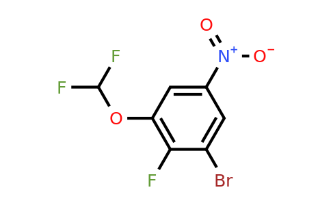 1807172-71-9 | 1-Bromo-3-difluoromethoxy-2-fluoro-5-nitrobenzene