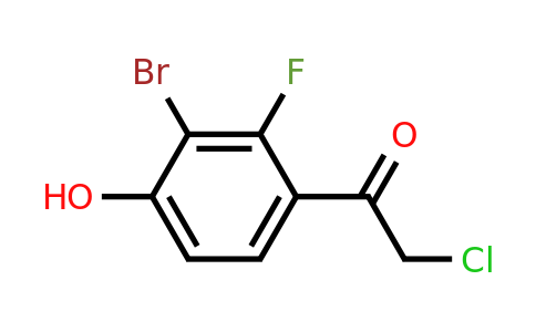 1807172-82-2 | 3'-Bromo-2'-fluoro-4'-hydroxyphenacyl chloride