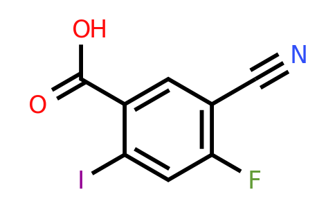 1807172-93-5 | 5-Cyano-4-fluoro-2-iodobenzoic acid