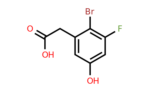 1807172-98-0 | 2-Bromo-3-fluoro-5-hydroxyphenylacetic acid