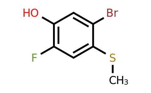 1807173-16-5 | 2-Bromo-5-fluoro-4-hydroxythioanisole