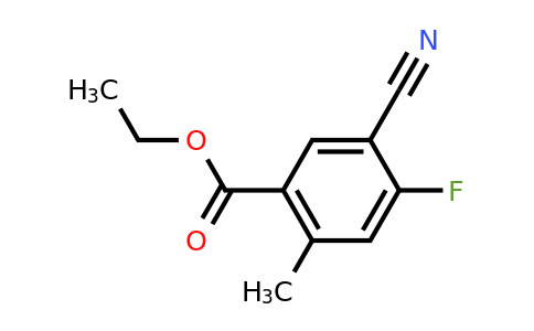 1807173-84-7 | Ethyl 5-cyano-4-fluoro-2-methylbenzoate