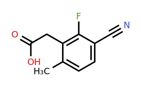 1807174-07-7 | 3-Cyano-2-fluoro-6-methylphenylacetic acid