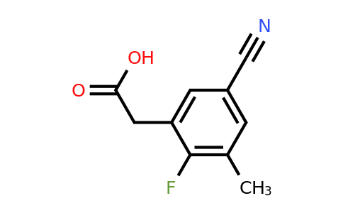 1807174-12-4 | 5-Cyano-2-fluoro-3-methylphenylacetic acid