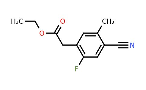 1807174-29-3 | Ethyl 4-cyano-2-fluoro-5-methylphenylacetate