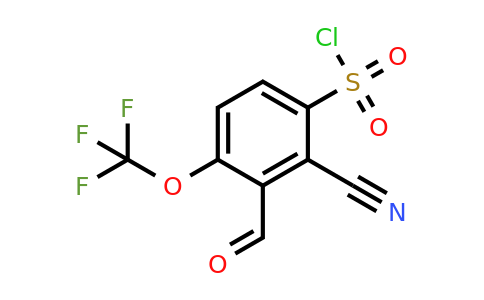 1807174-45-3 | 2-Cyano-3-formyl-4-(trifluoromethoxy)benzenesulfonylchloride