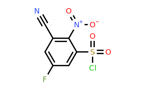 1807174-57-7 | 3-Cyano-5-fluoro-2-nitrobenzenesulfonylchloride