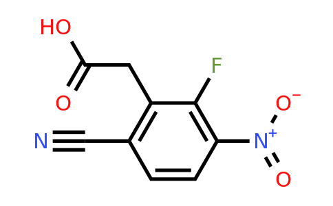 1807174-89-5 | 6-Cyano-2-fluoro-3-nitrophenylacetic acid