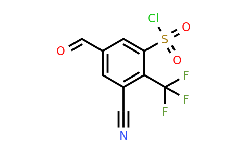 1807175-08-1 | 3-Cyano-5-formyl-2-(trifluoromethyl)benzenesulfonylchloride
