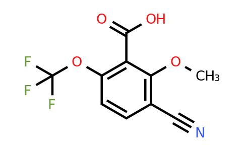 1807175-25-2 | 3-Cyano-2-methoxy-6-(trifluoromethoxy)benzoic acid
