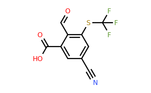 1807175-39-8 | 5-Cyano-2-formyl-3-(trifluoromethylthio)benzoic acid