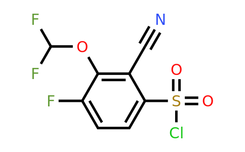 1807175-54-7 | 2-Cyano-3-difluoromethoxy-4-fluorobenzenesulfonylchloride