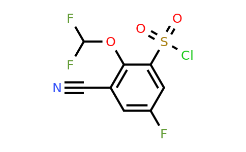 1807175-67-2 | 3-Cyano-2-difluoromethoxy-5-fluorobenzenesulfonylchloride