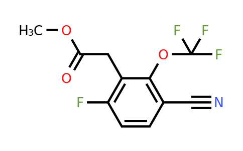 1807175-98-9 | Methyl 3-cyano-6-fluoro-2-(trifluoromethoxy)phenylacetate