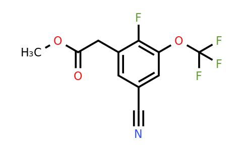 1807176-03-9 | Methyl 5-cyano-2-fluoro-3-(trifluoromethoxy)phenylacetate