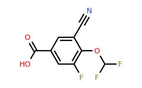 1807176-04-0 | 3-Cyano-4-difluoromethoxy-5-fluorobenzoic acid
