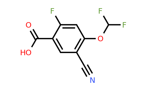 1807176-18-6 | 5-Cyano-4-difluoromethoxy-2-fluorobenzoic acid