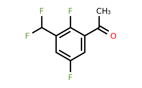 1807176-28-8 | 2',5'-Difluoro-3'-(difluoromethyl)acetophenone