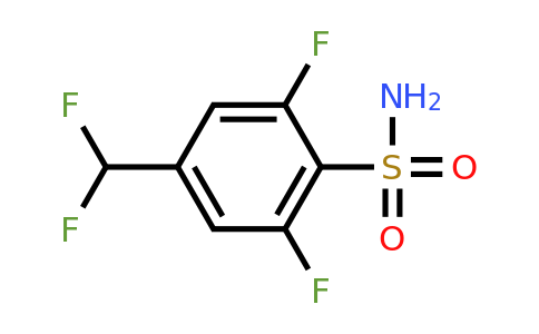 1807176-48-2 | 2,6-Difluoro-4-(difluoromethyl)benzenesulfonamide