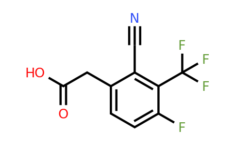1807176-57-3 | 2-Cyano-4-fluoro-3-(trifluoromethyl)phenylacetic acid