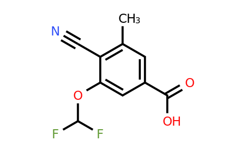 1807177-01-0 | 4-Cyano-3-difluoromethoxy-5-methylbenzoic acid