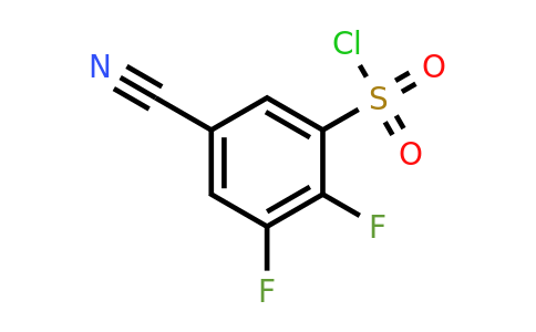 5-Cyano-2,3-difluorobenzenesulfonylchloride