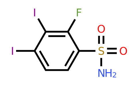 1807177-78-1 | 3,4-Diiodo-2-fluorobenzenesulfonamide