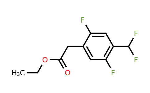 1807177-89-4 | Ethyl 2,5-difluoro-4-(difluoromethyl)phenylacetate
