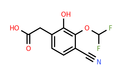 1807177-90-7 | 4-Cyano-3-difluoromethoxy-2-hydroxyphenylacetic acid