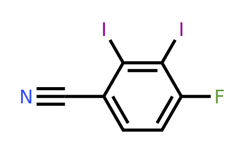 1807178-43-3 | 2,3-Diiodo-4-fluorobenzonitrile