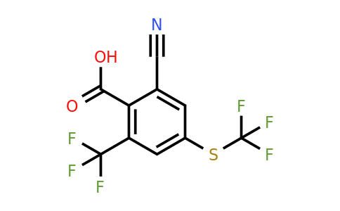 1807178-75-1 | 2-Cyano-6-trifluoromethyl-4-(trifluoromethylthio)benzoic acid