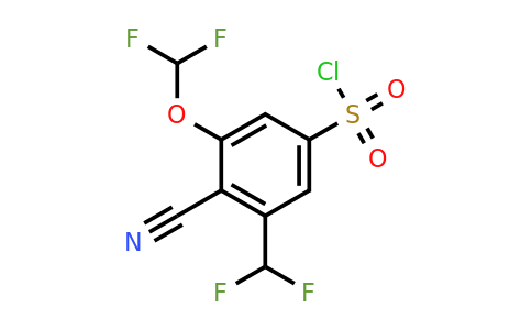 1807178-78-4 | 4-Cyano-3-difluoromethoxy-5-(difluoromethyl)benzenesulfonylchloride
