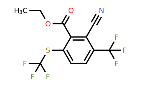 1807178-97-7 | Ethyl 2-cyano-3-trifluoromethyl-6-(trifluoromethylthio)benzoate