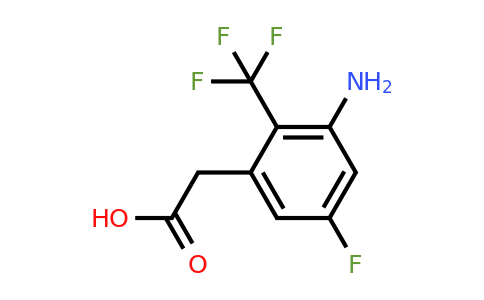 1807179-18-5 | 3-Amino-5-fluoro-2-(trifluoromethyl)phenylacetic acid