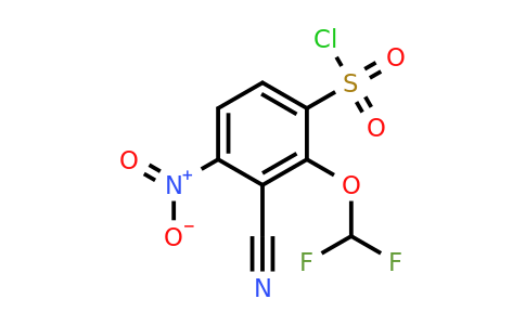 1807179-19-6 | 3-Cyano-2-difluoromethoxy-4-nitrobenzenesulfonylchloride