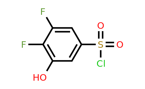 1807179-39-0 | 3,4-Difluoro-5-hydroxybenzenesulfonylchloride