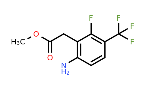 1807179-60-7 | Methyl 6-amino-2-fluoro-3-(trifluoromethyl)phenylacetate