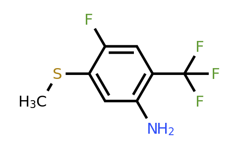 1807179-75-4 | 5-Amino-2-fluoro-4-(trifluoromethyl)thioanisole