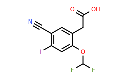1807179-83-4 | 5-Cyano-2-difluoromethoxy-4-iodophenylacetic acid