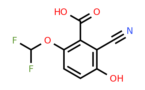 1807180-03-5 | 2-Cyano-6-difluoromethoxy-3-hydroxybenzoic acid
