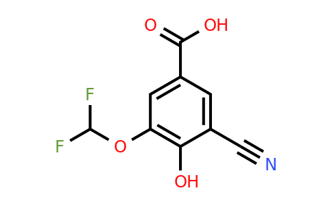 1807180-10-4 | 3-Cyano-5-difluoromethoxy-4-hydroxybenzoic acid