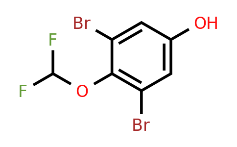 1807180-19-3 | 3,5-Dibromo-4-(difluoromethoxy)phenol