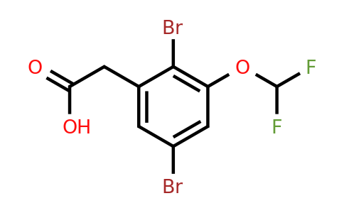 1807180-31-9 | 2,5-Dibromo-3-(difluoromethoxy)phenylacetic acid