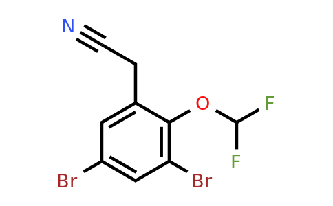 1807180-53-5 | 3,5-Dibromo-2-(difluoromethoxy)phenylacetonitrile